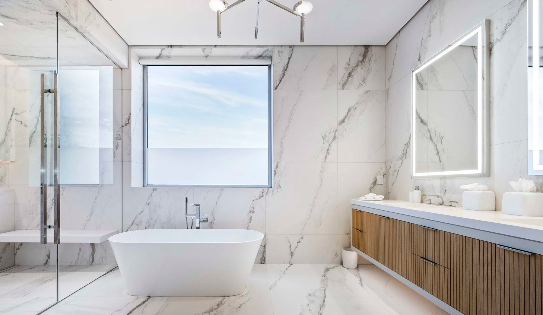 cost and benefits of large format tile in modern home interiors